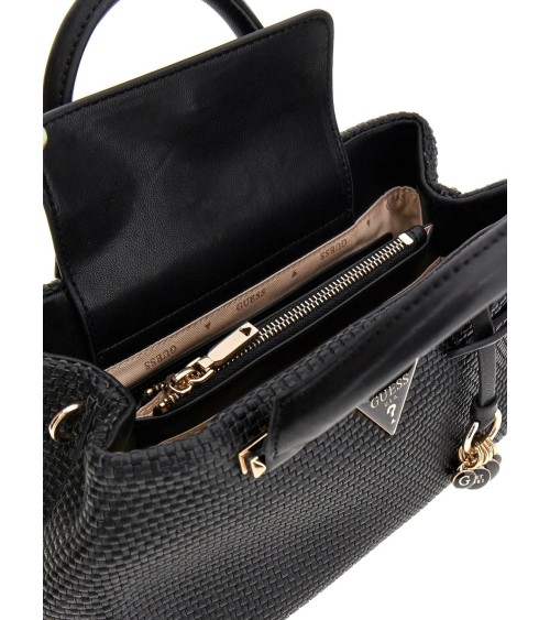 **Meta Title:** Buy GUESS Phaedra Black Satchel - Stylish & Chic